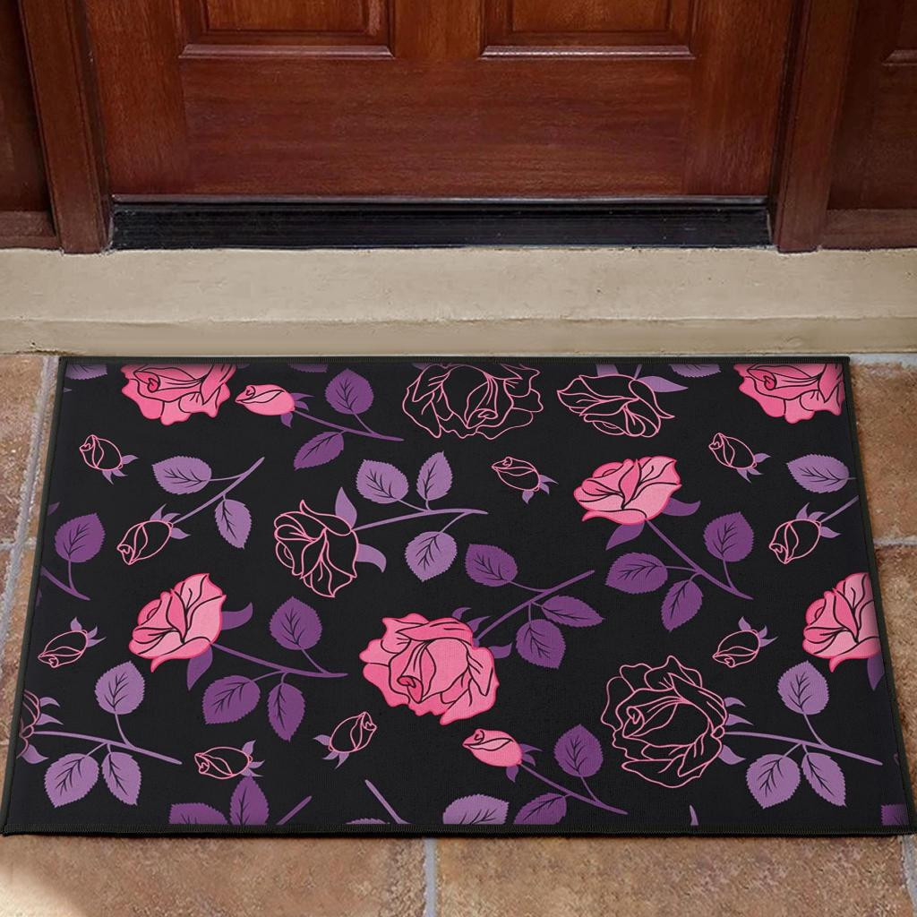 Rose Rubber Doormats