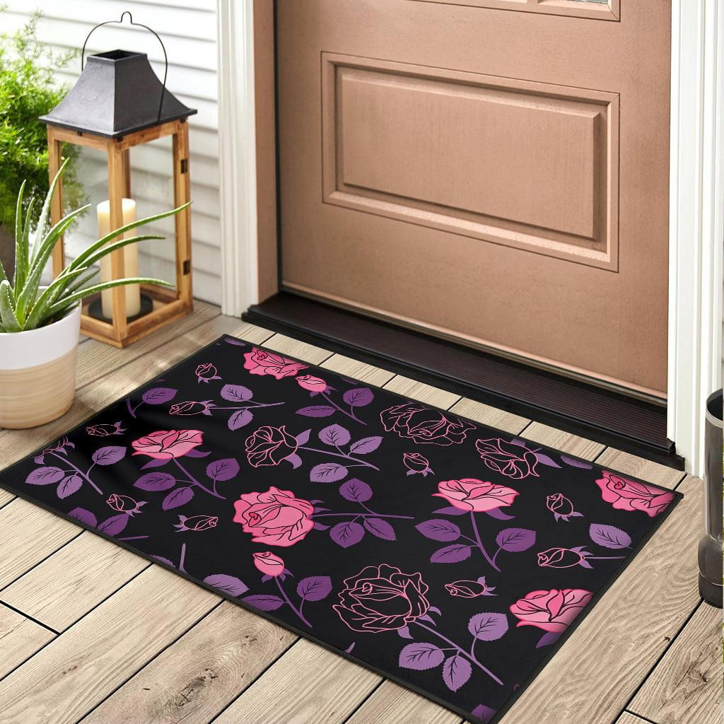 Rose Rubber Doormats - Image 3