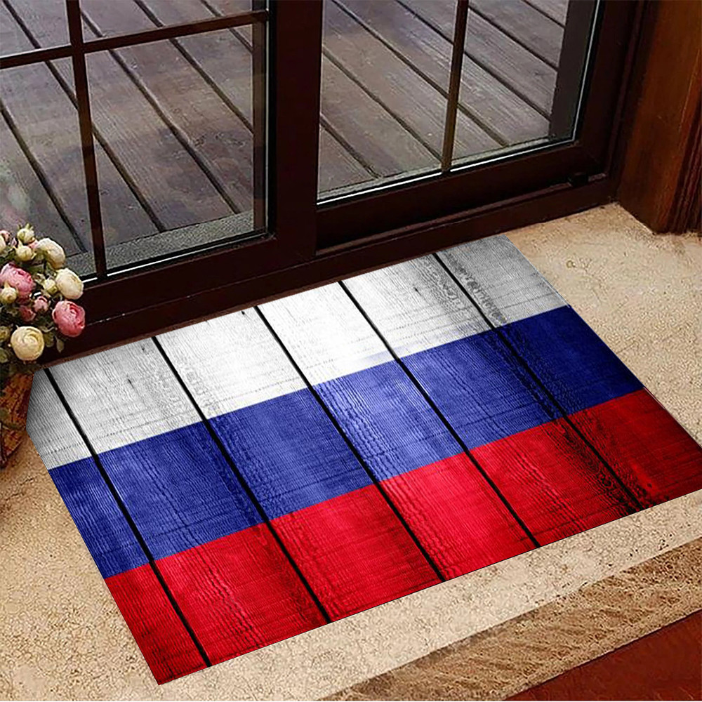 Russian Flag Rubber Doormat National Flag Of Russia Entry Home Rubber Doormat Indoor