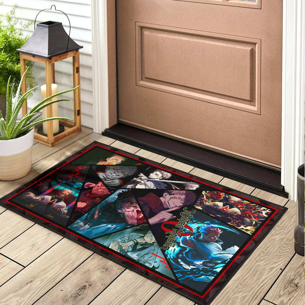 Ryomen Sukuna Jujutsu Kaisen Rubber Doormat Anime Home Decor Personalized For Fans - Image 3