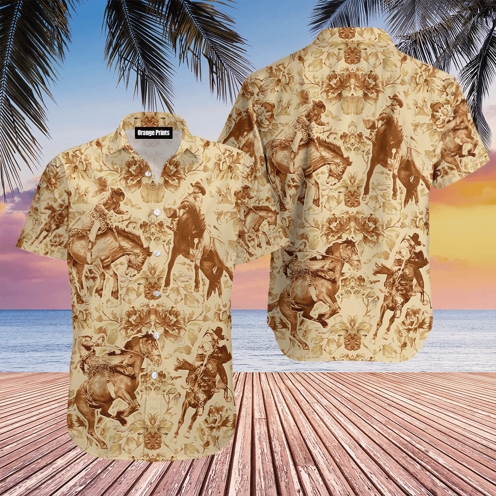 Saddle Bronc Hawaiian Shirt