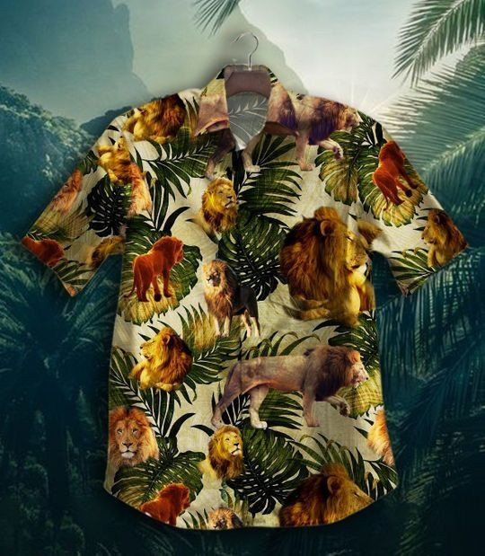 Safari Lion Hawaiian Shirt