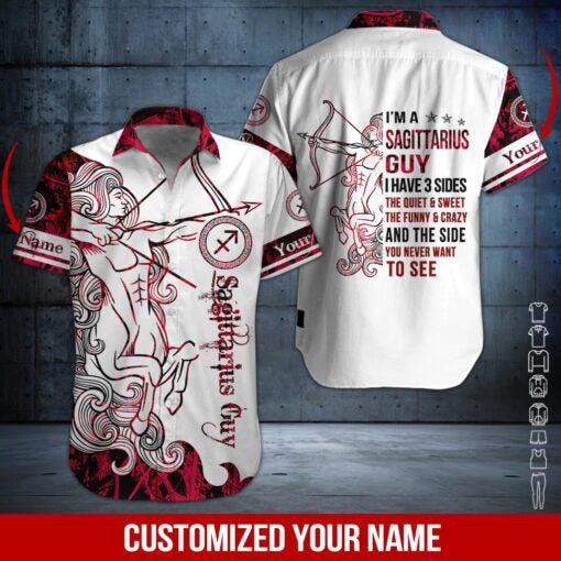 Sagittarius Guy Personalized Hawaiian Shirt