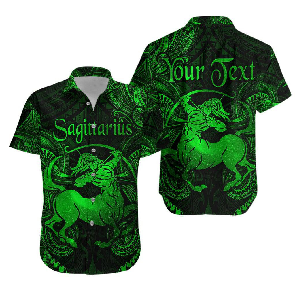 Sagittarius Zodiac Polynesian Personalized Hawaiian Shirt