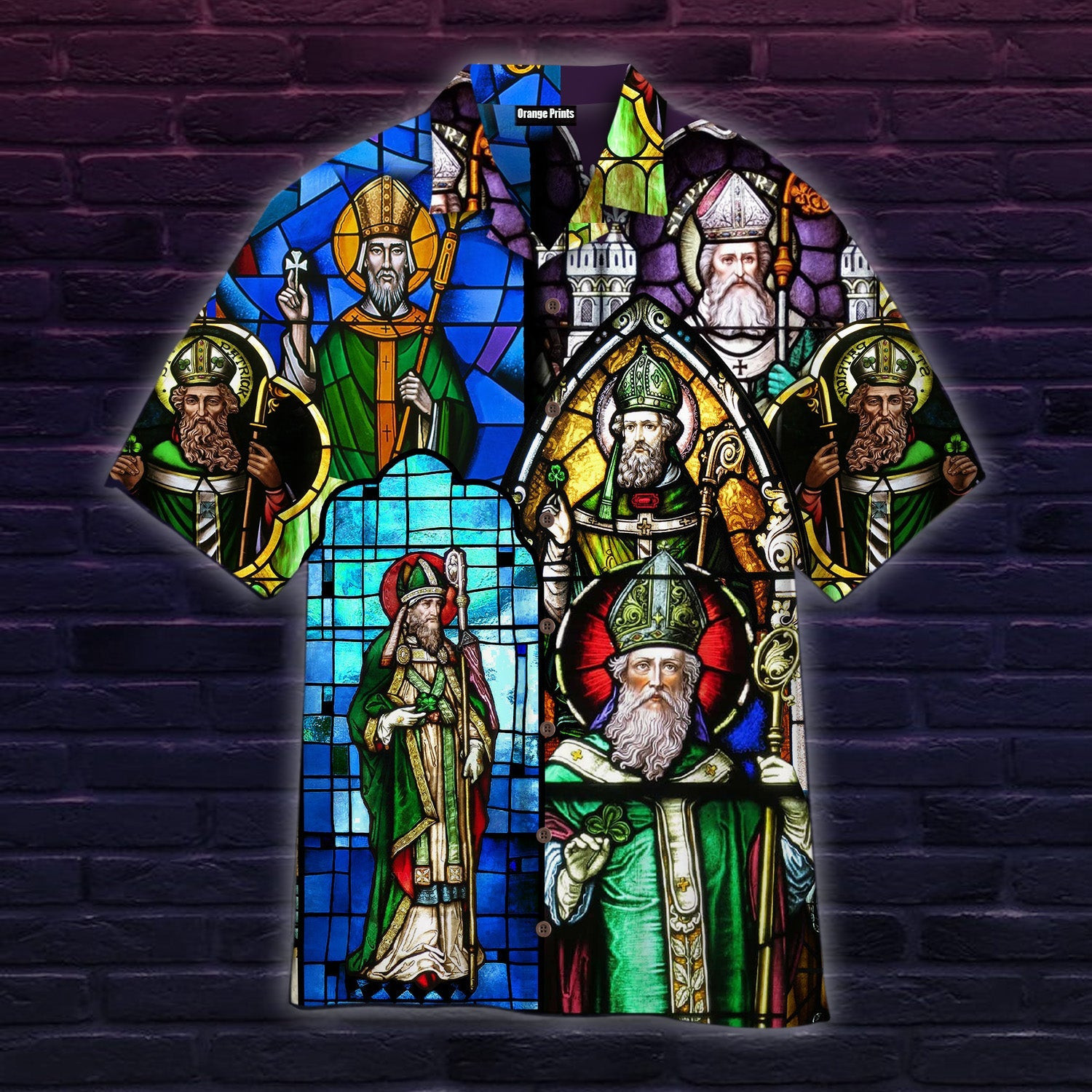 Saint St Patricks Day Hawaiian Shirt