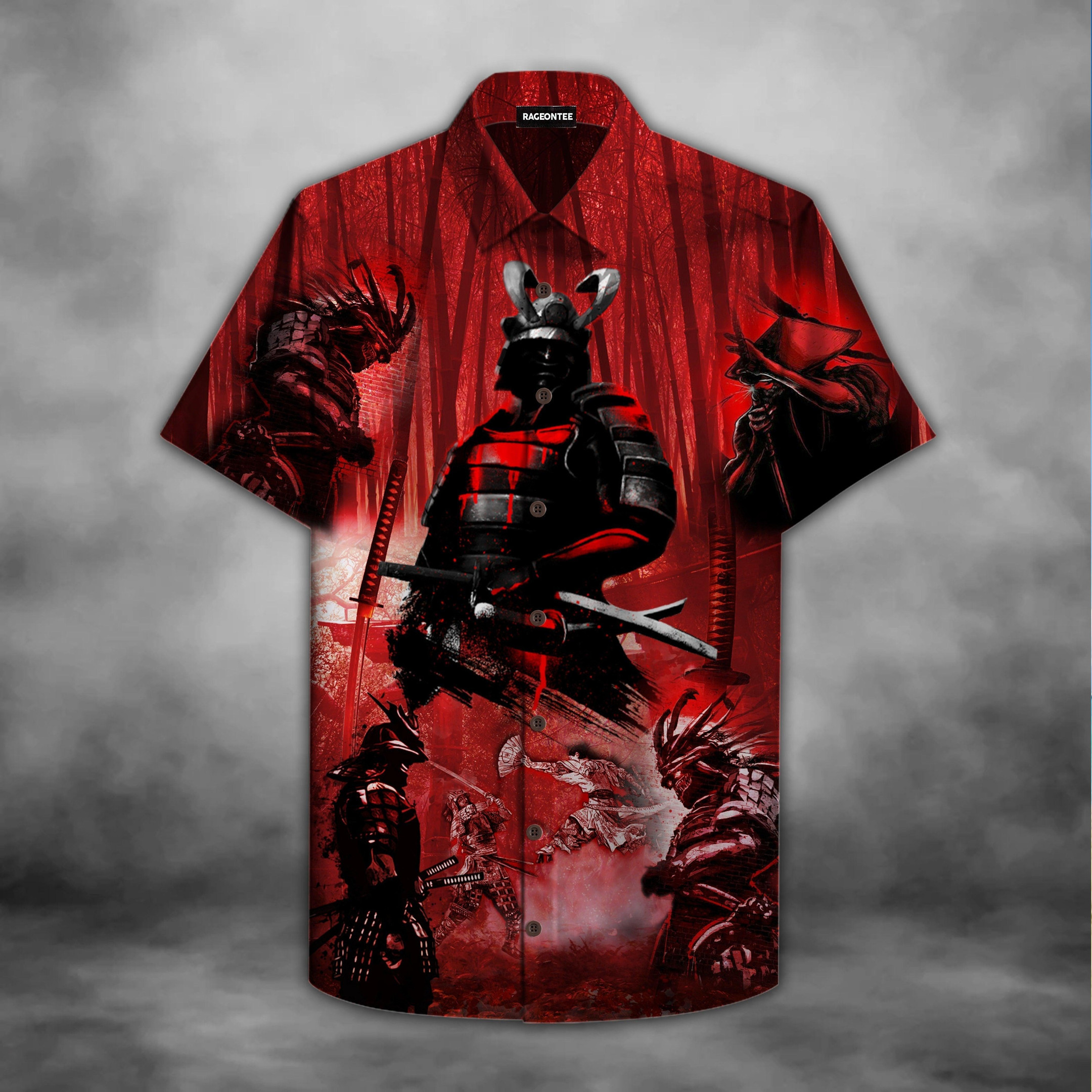 Samurai Combat Hawaiian Shirt