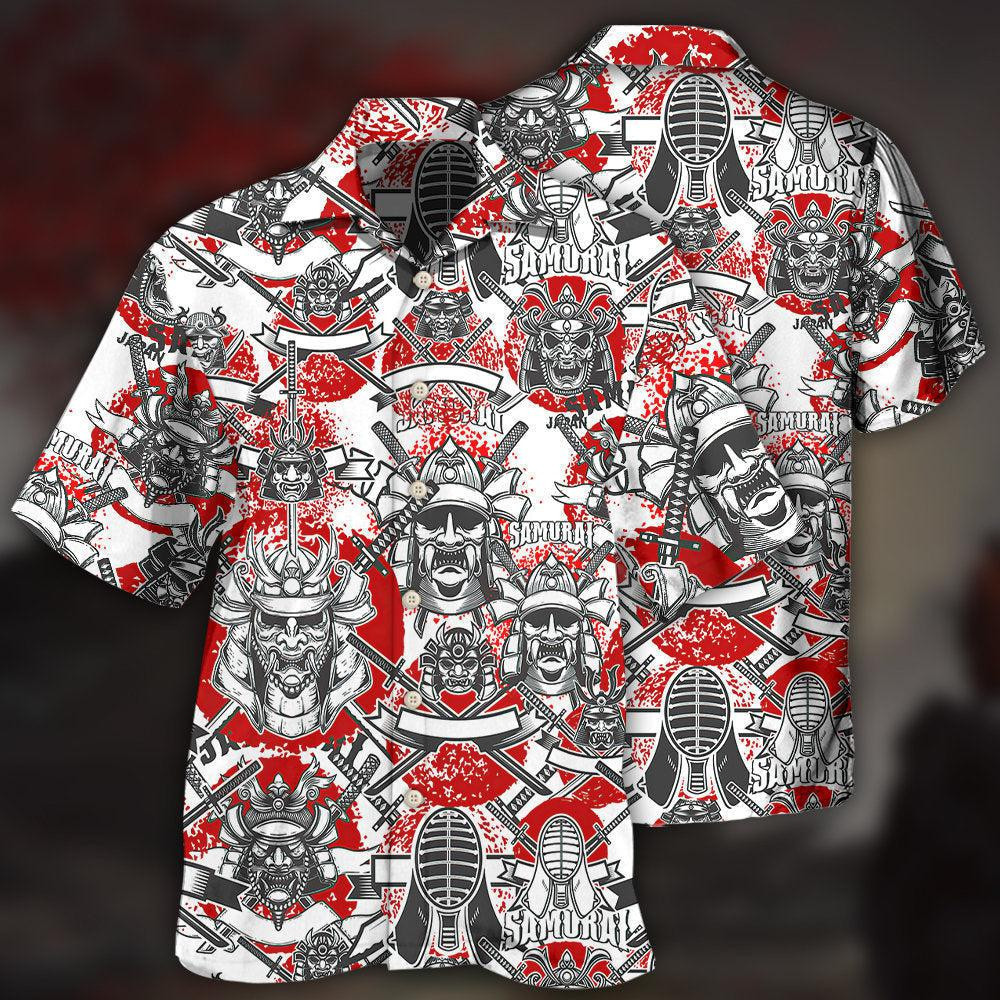 Samurai Japan Style Hawaiian Shirt