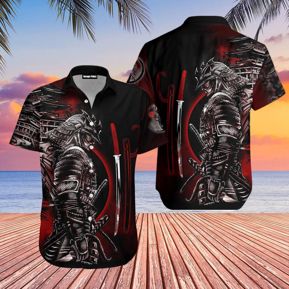 Samurai Tattoo Hawaiian Shirt