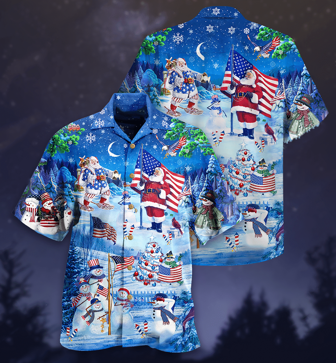 Santa Clause Hawaiian Shirt