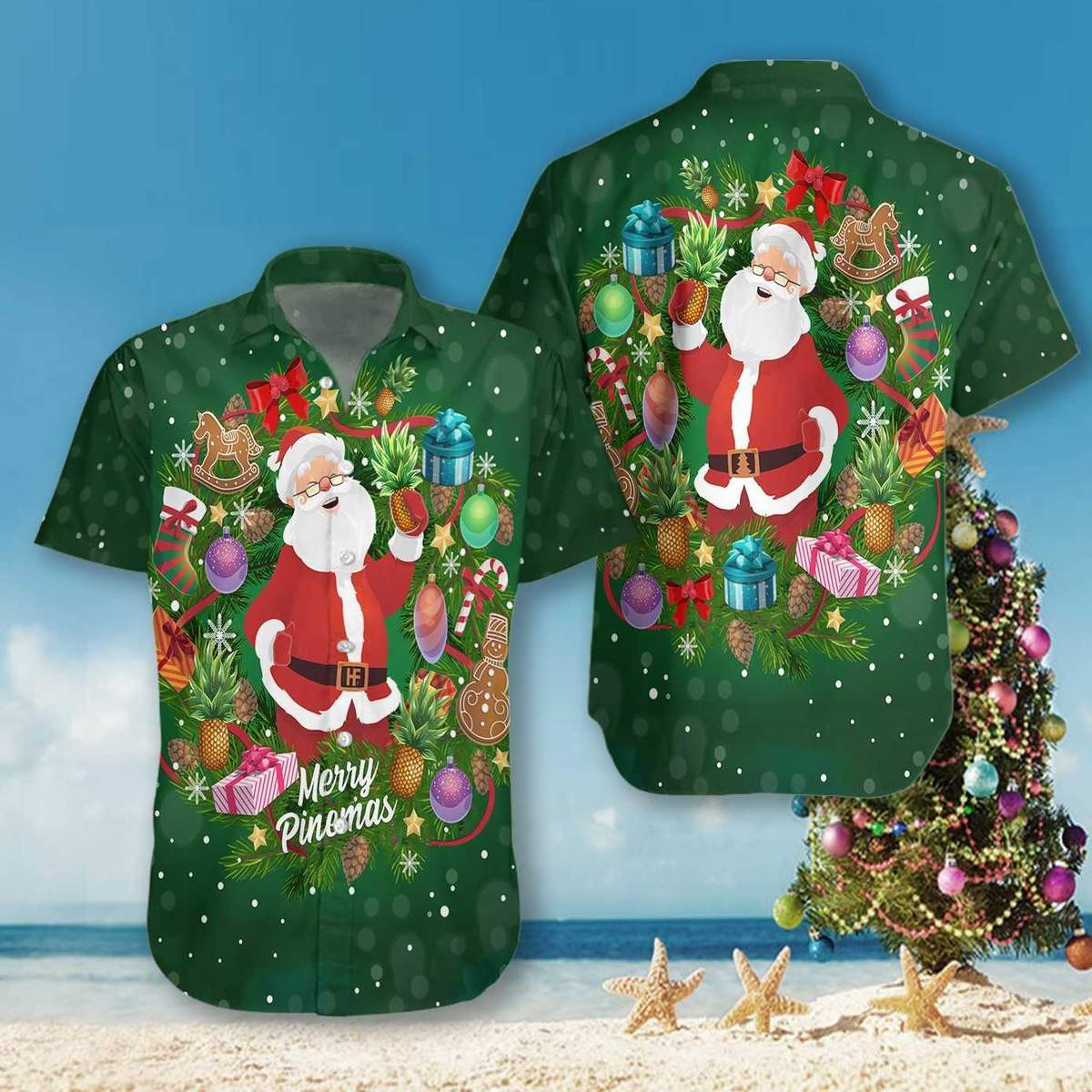 Santa Hawaiian Shirt