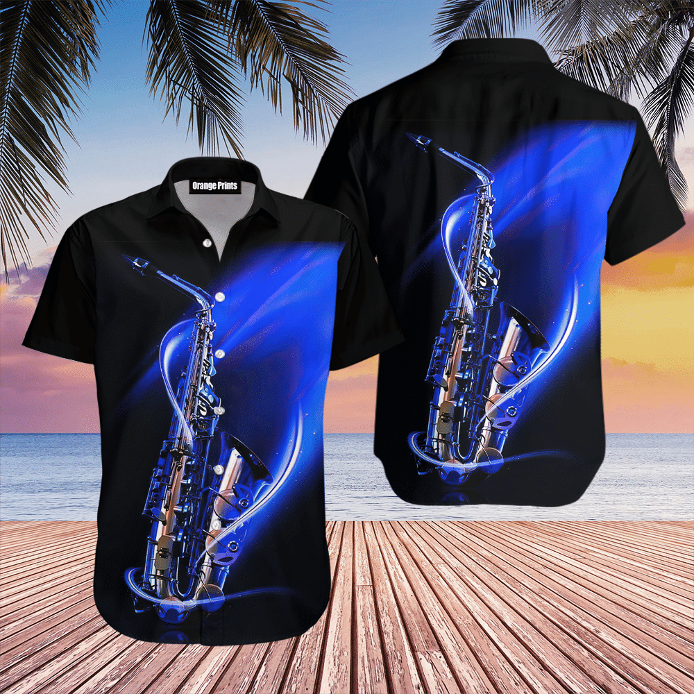 Saxophone Hawaiian Shirt