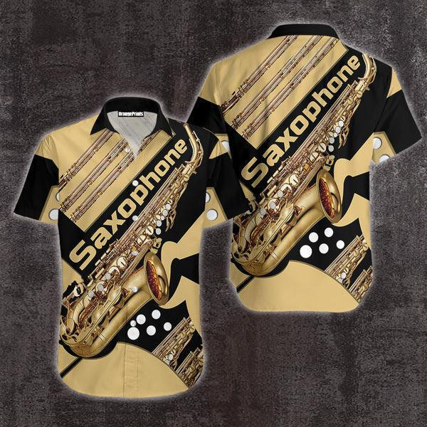 Saxophone Music Hawaiian Shirt