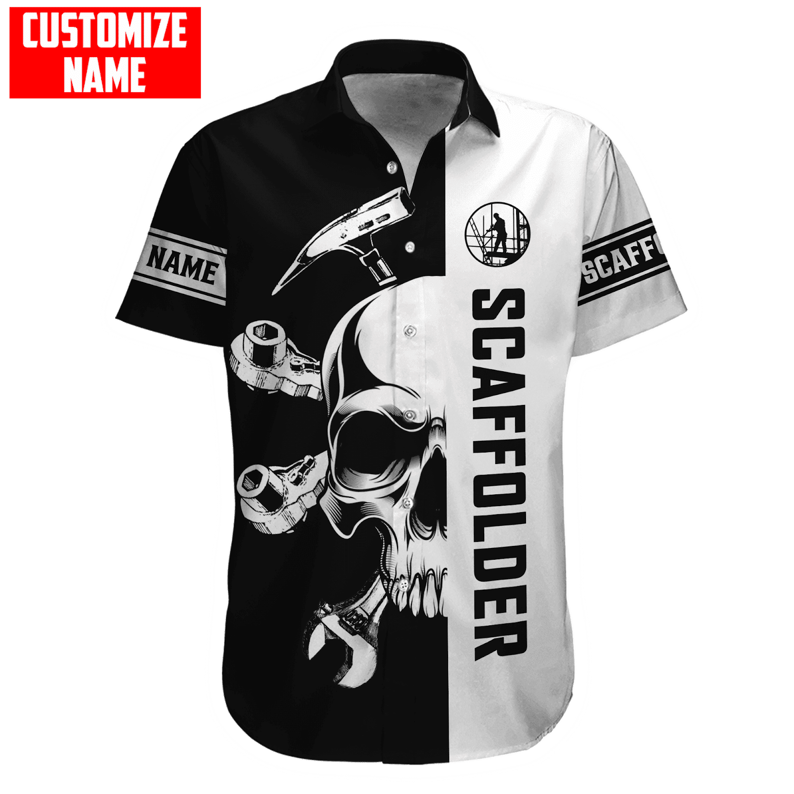 Scaffolder Personalized Hawaiian Shirt