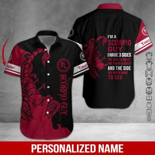 Scorpio Guy Personalized Hawaiian Shirt