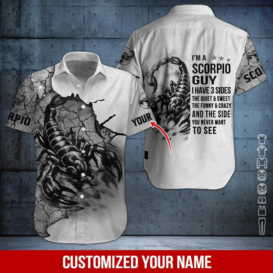 Scorpio Guy Personalized Hawaiian Shirt