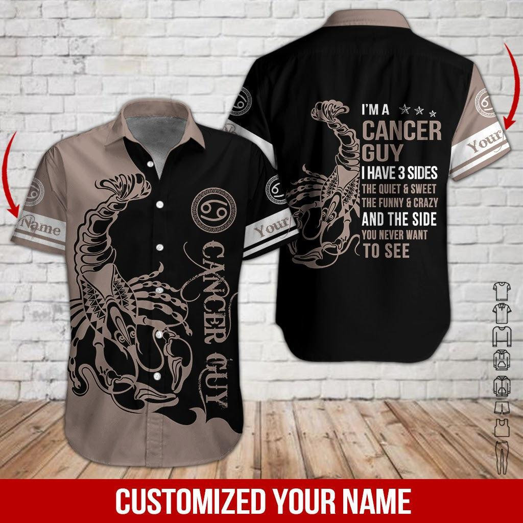 Scorpion Cancer Guy Personalized Hawaiian Shirt