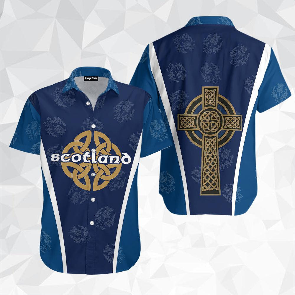 Scotland Celtic Thistle In Me St Patrick's Day Hawaiian Shirt