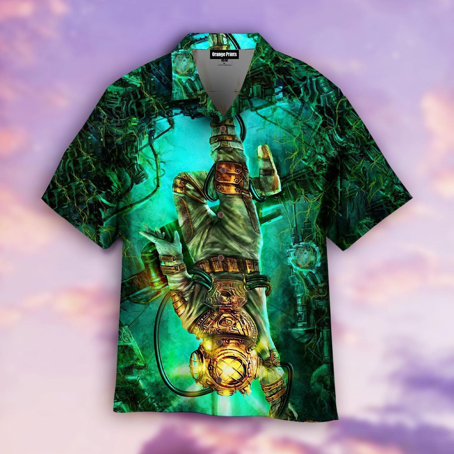 Scuba Diving Hawaiian Shirt