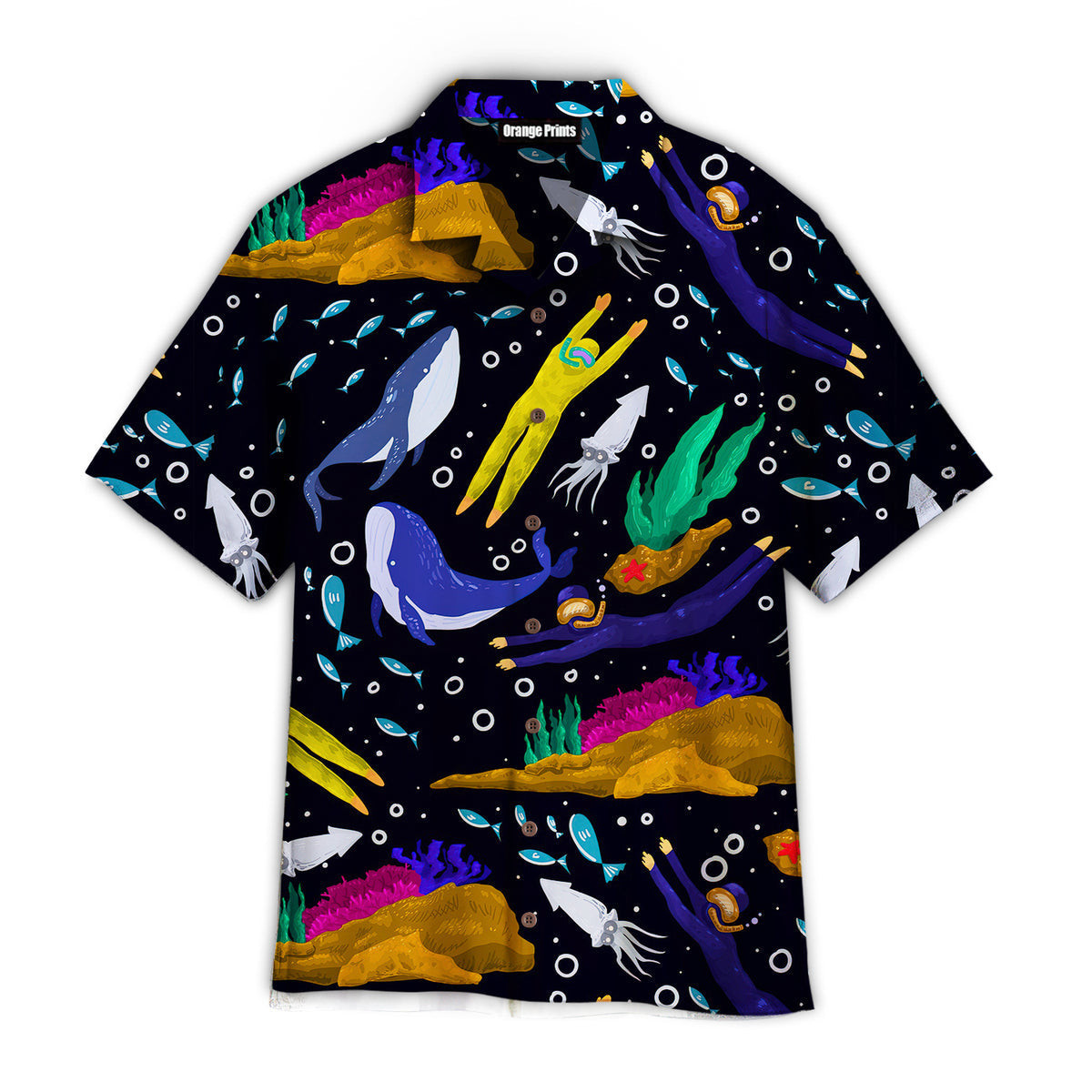 Scuba Diving Summer Hawaiian Shirt