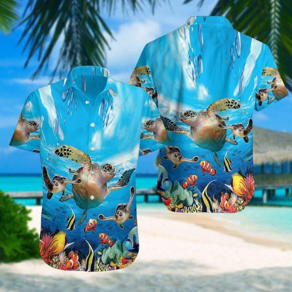 Sea Turtle Hawaiian Shirt