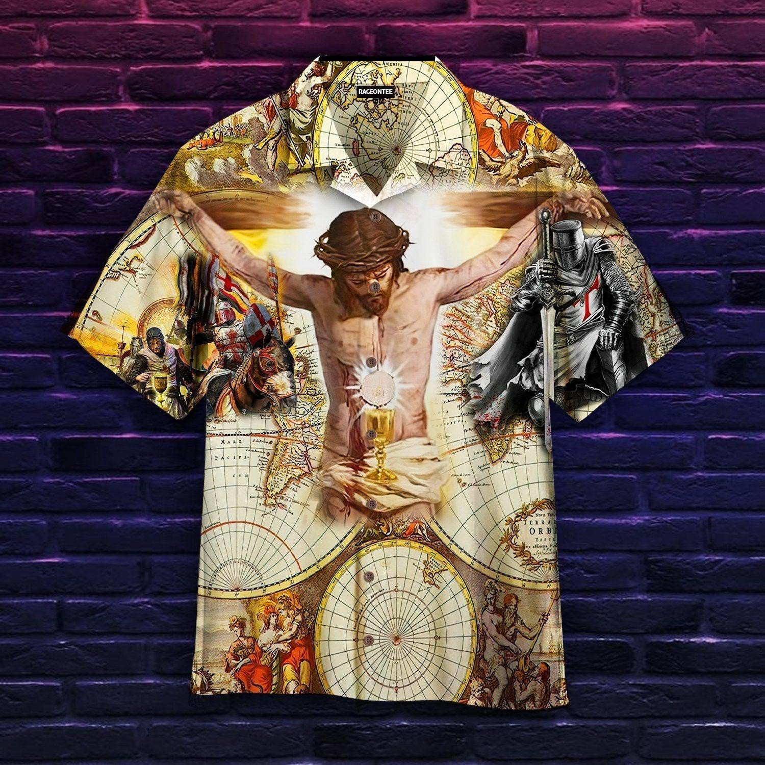 Secrets Of The Knights Templar Hawaiian Shirt