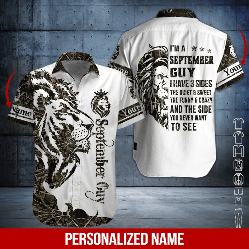 September Guy Personalized Hawaiian Shirt