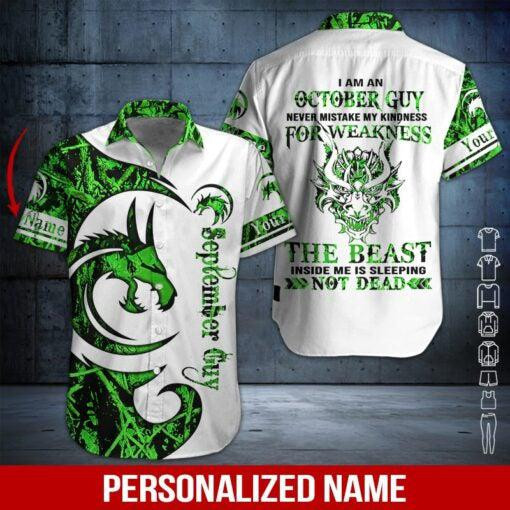 September Guy Personalized Hawaiian Shirt
