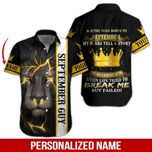 September Guy Personalized Hawaiian Shirt