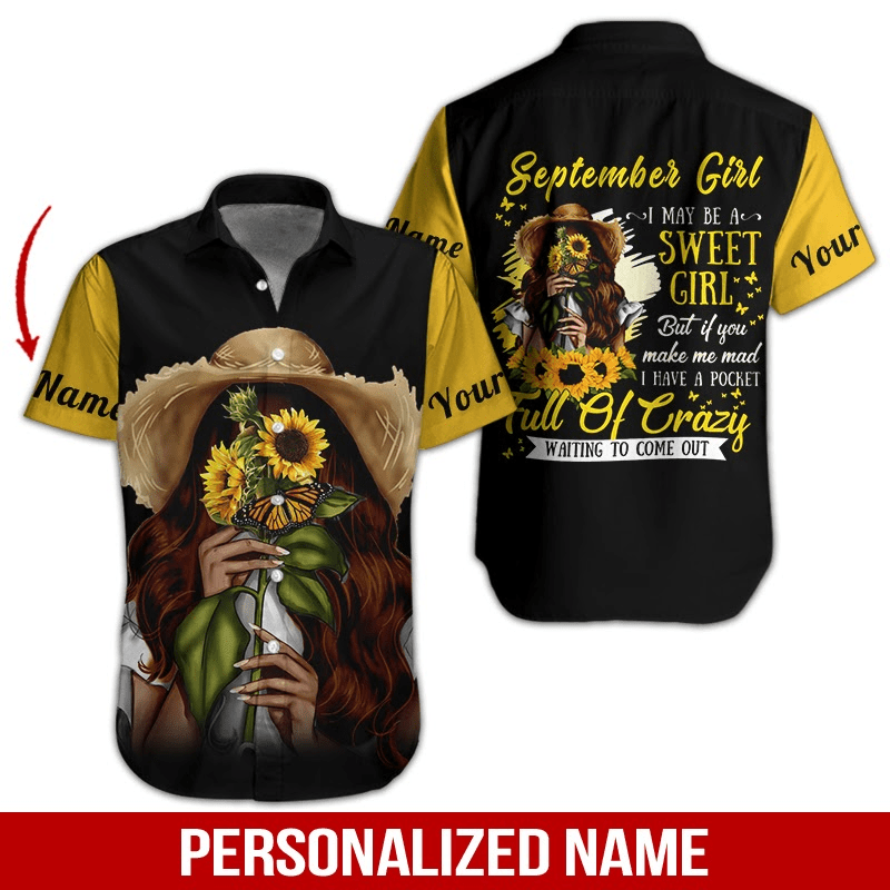 September Guy Personalized Hawaiian Shirt