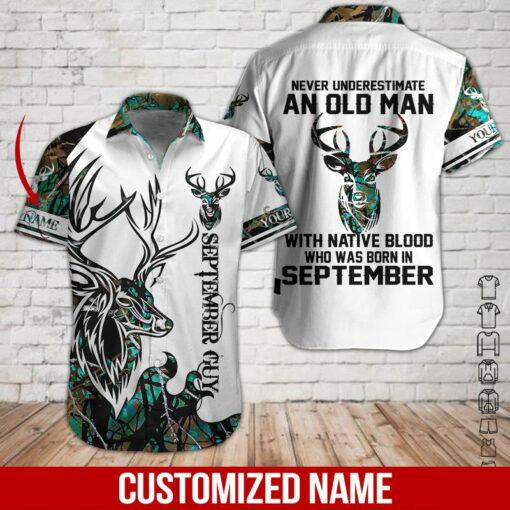 September Hunting Personalized Hawaiian Shirt