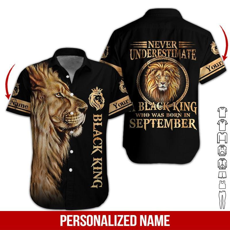 September King Personalized Hawaiian Shirt