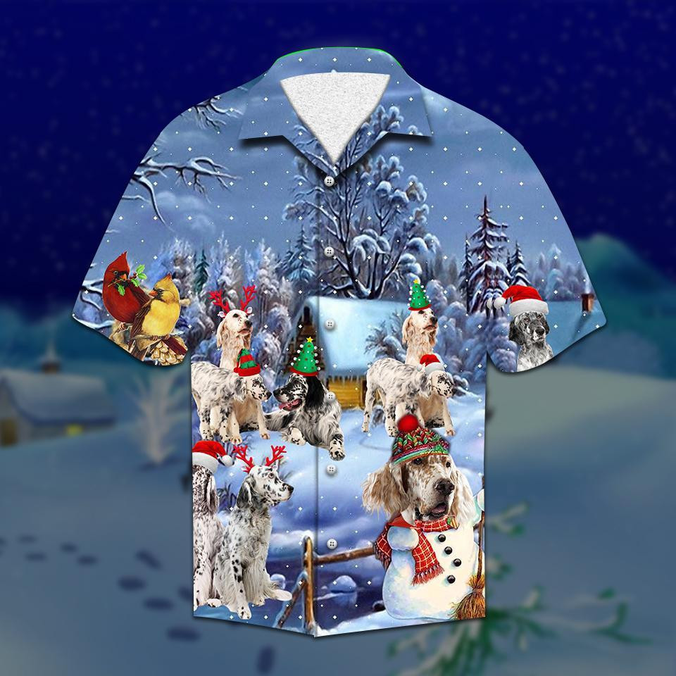 Setter Christmas Hawaiian Shirt