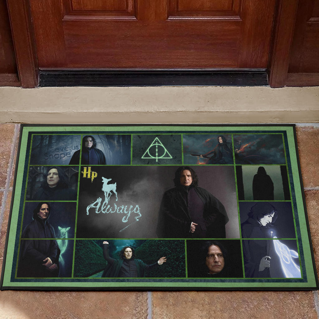 Severus Snape Harry Potter Rubber Doormat Movie Home Decor Personalized For Fans