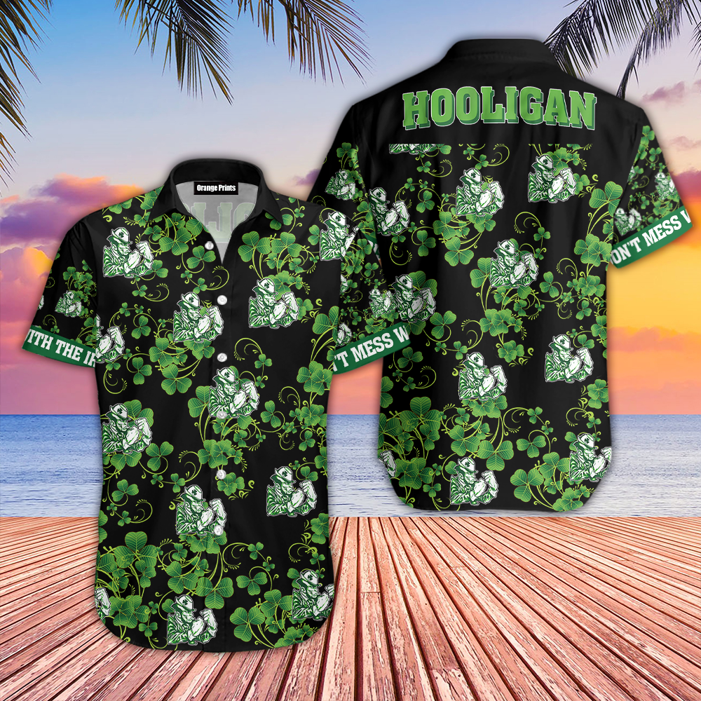 Shamrock Irish St. Patrick's Day Hawaiian Shirt