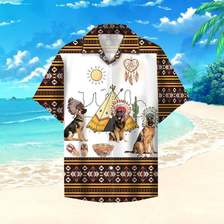 Shepherd Dogs Hawaiian Shirt
