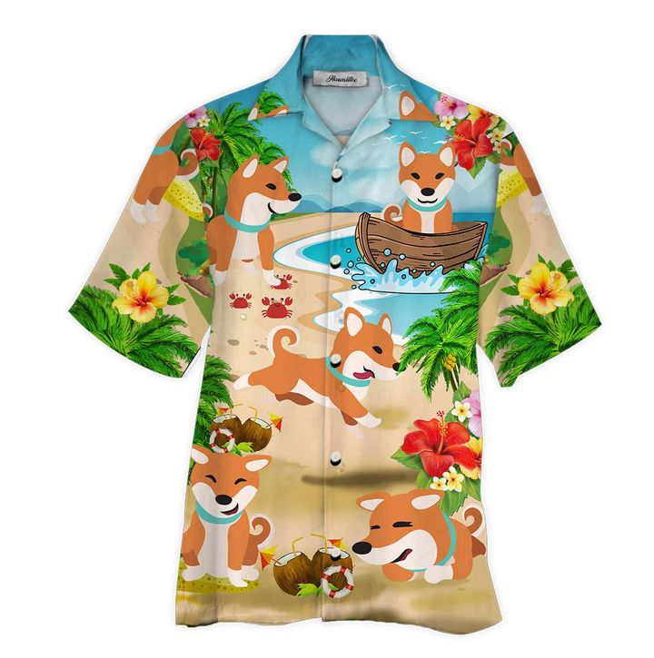 Shiba Hawaiian Shirt