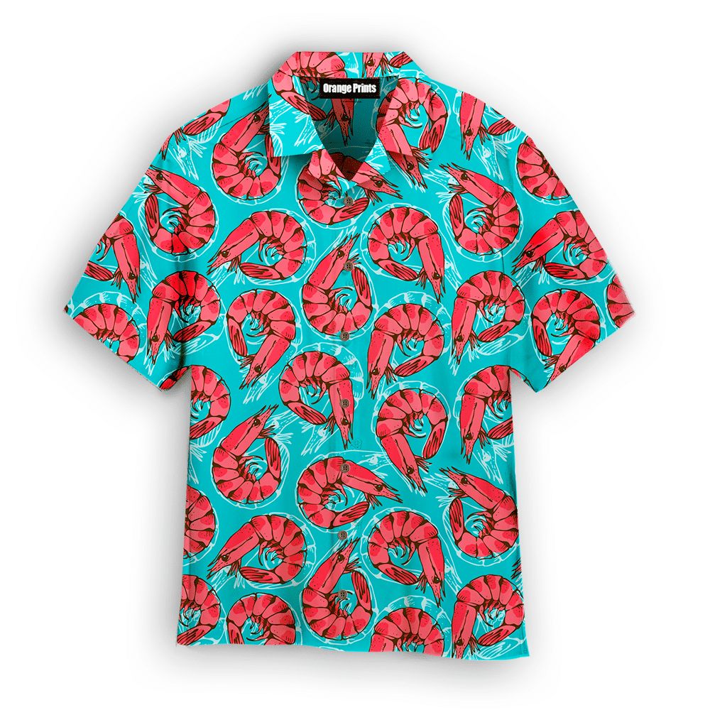Shrimp Seafood Hawaiian Shirt