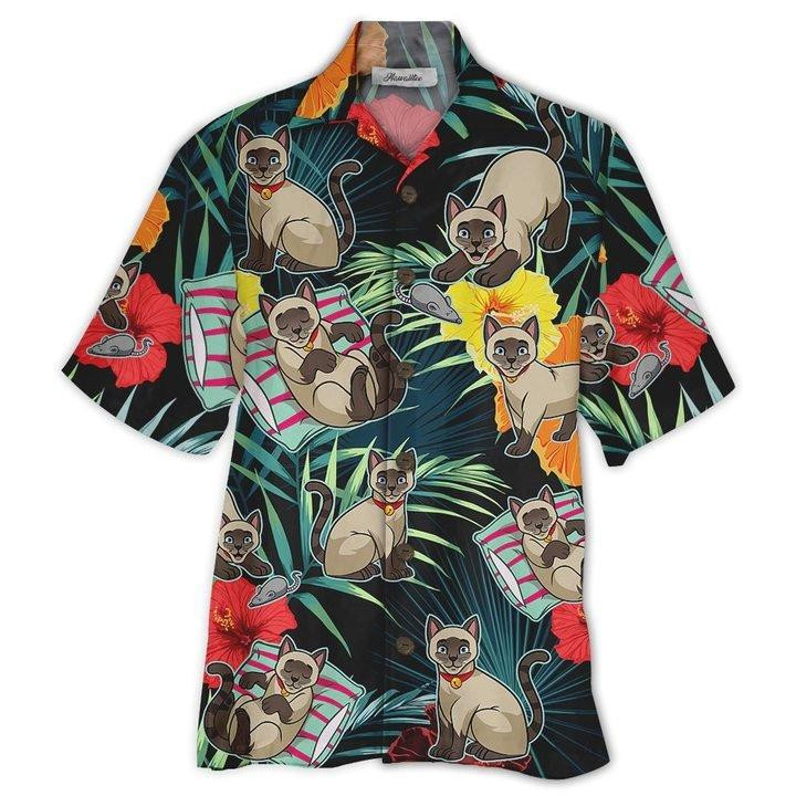 Siamese Cat Hawaiian Shirt