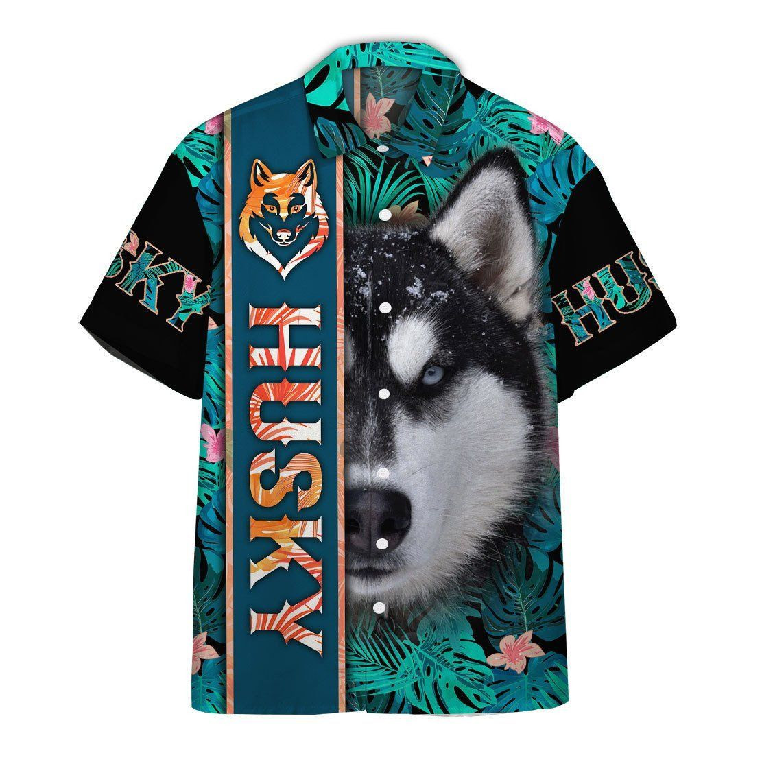 Siberian Huskey Hawaiian Shirt