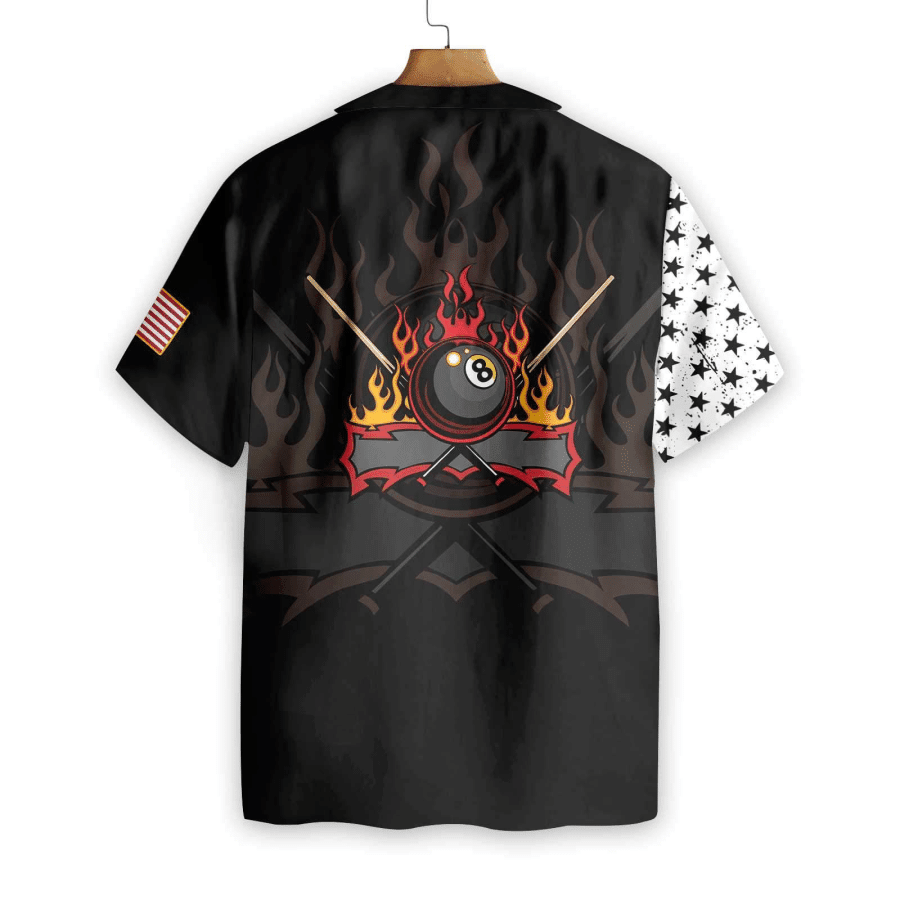 Skull Billiards Pool Hawaiian Shirt