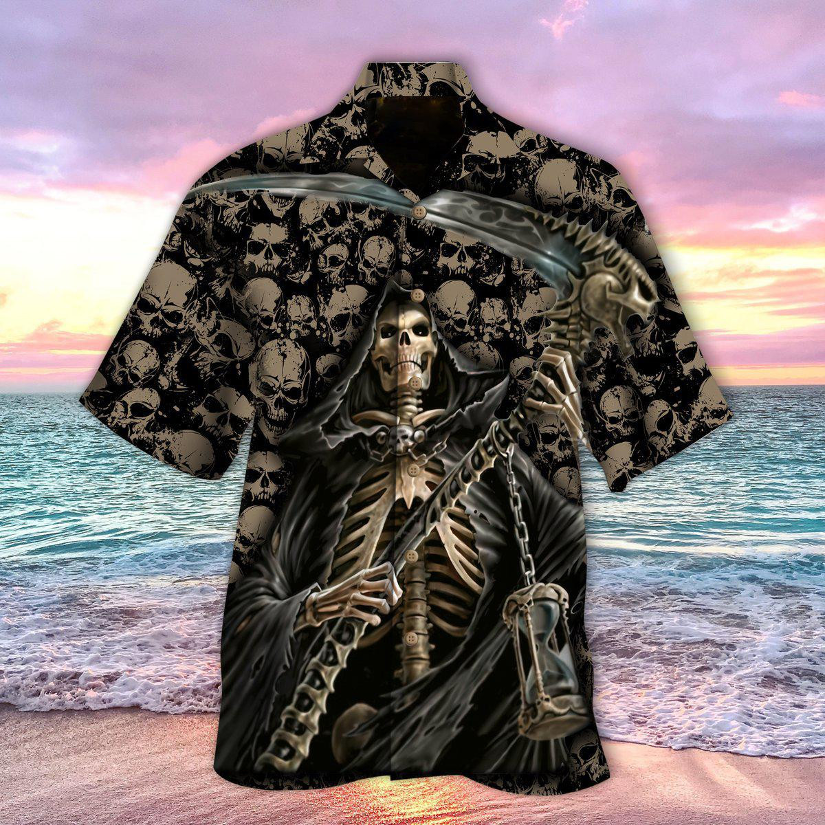Skull Halloween Hawaiian Shirt