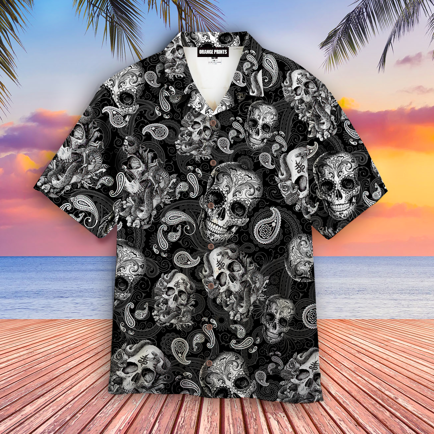 Skull Hawaiian Shirt