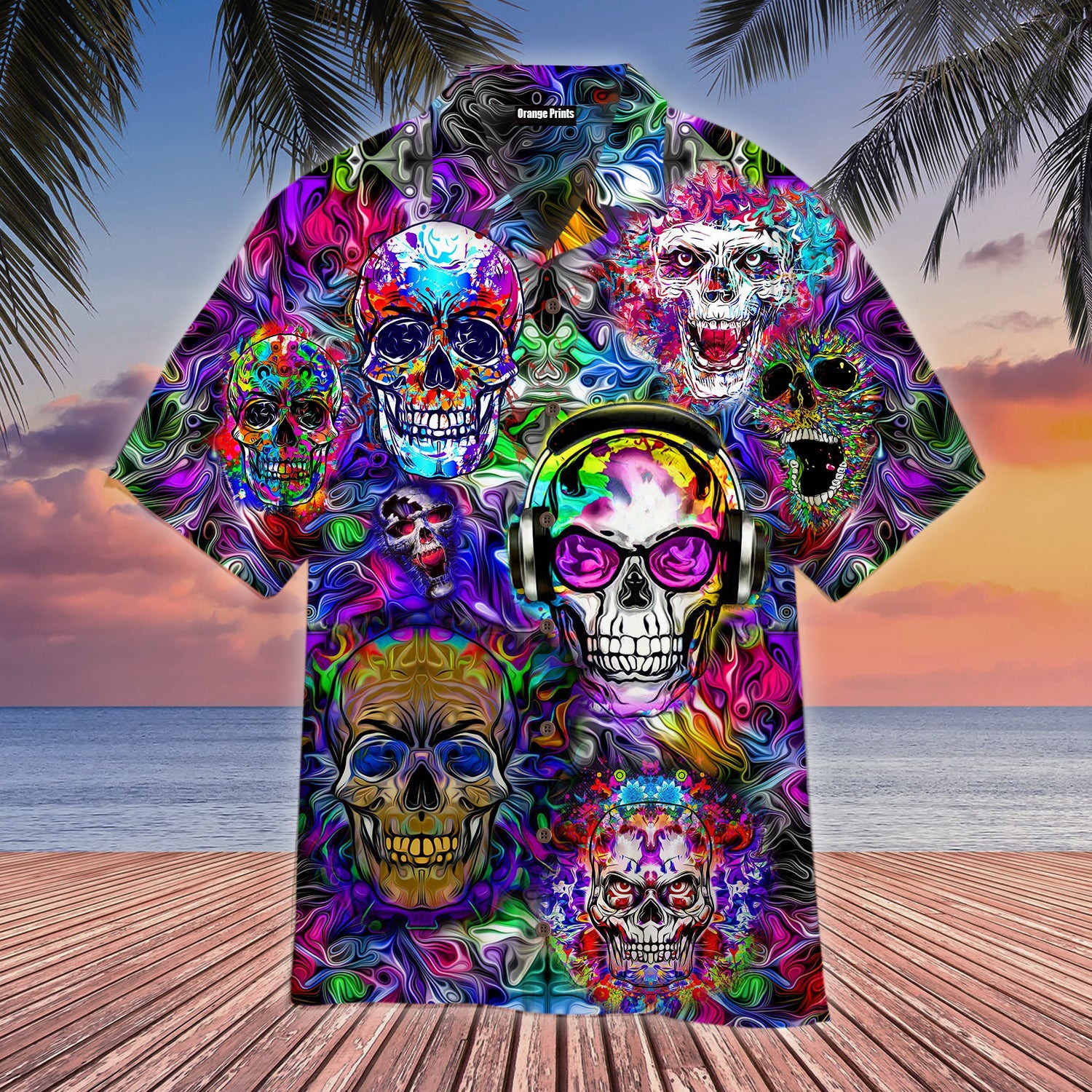 Skull Hawaiian Shirt