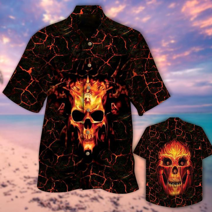 Skull Hawaiian Shirt