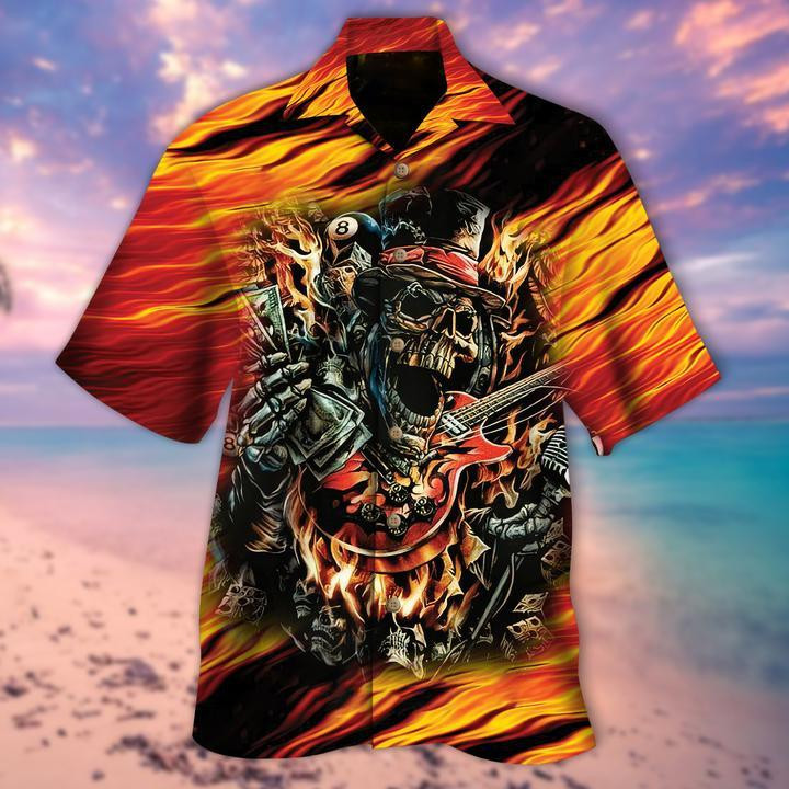 Skull Hawaiian Shirt