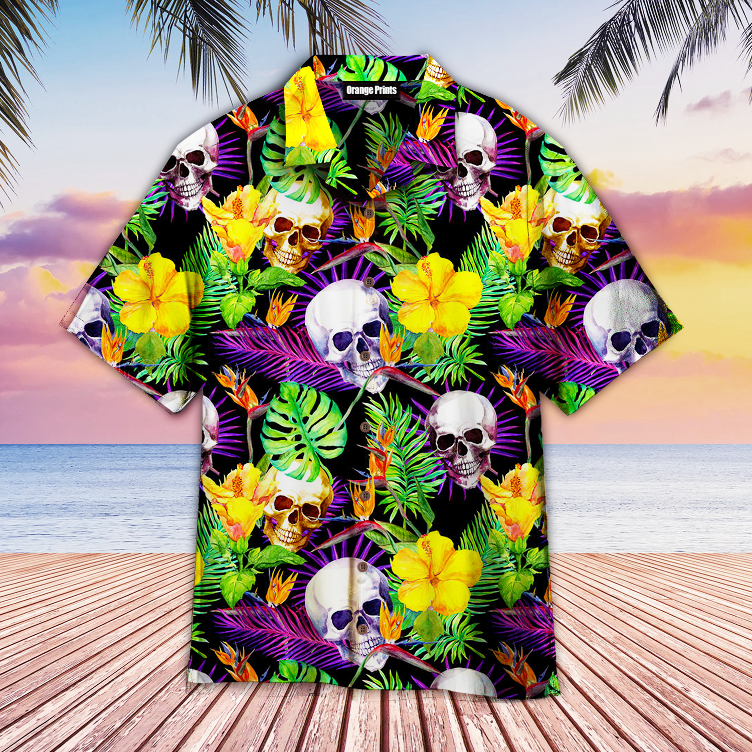 Skull Hawaiian Shirt