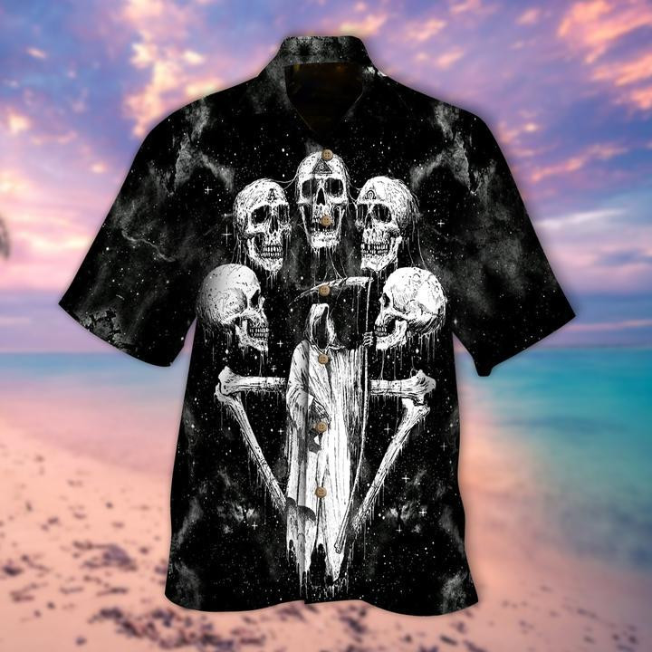 Skull Hawaiian Shirt