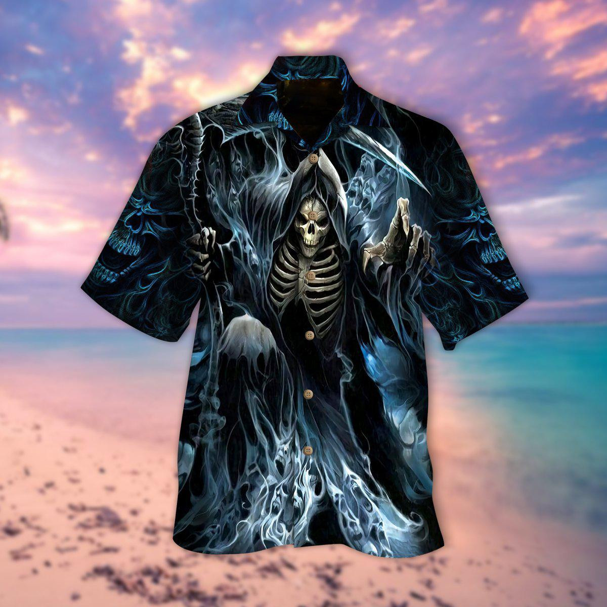 Skull Moke Hawaiian Shirt