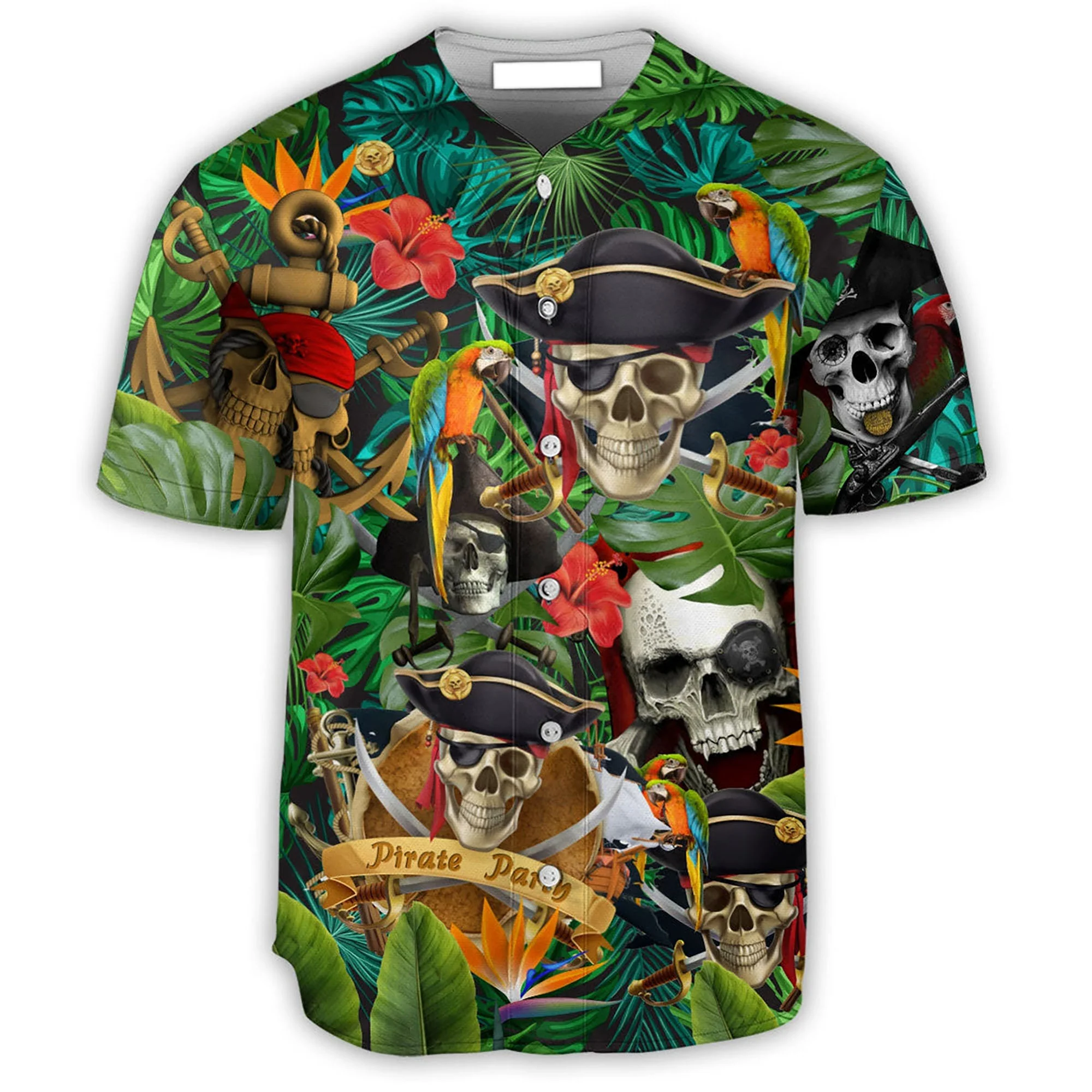 Skull Pirates Make Ledgends Baseball Jersey