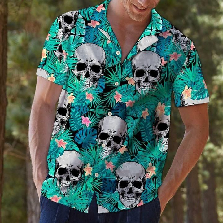 Skull Summer Hawaiian Shirt
